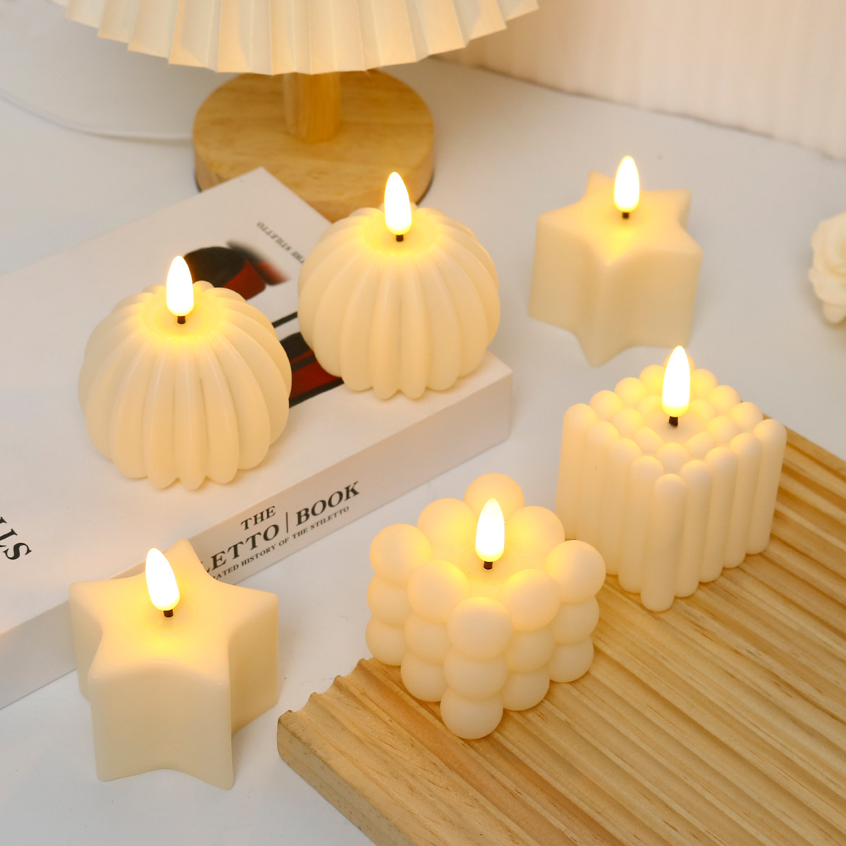 Photography Lighting Led - Led Candle Cube for Wedding, Birthday,