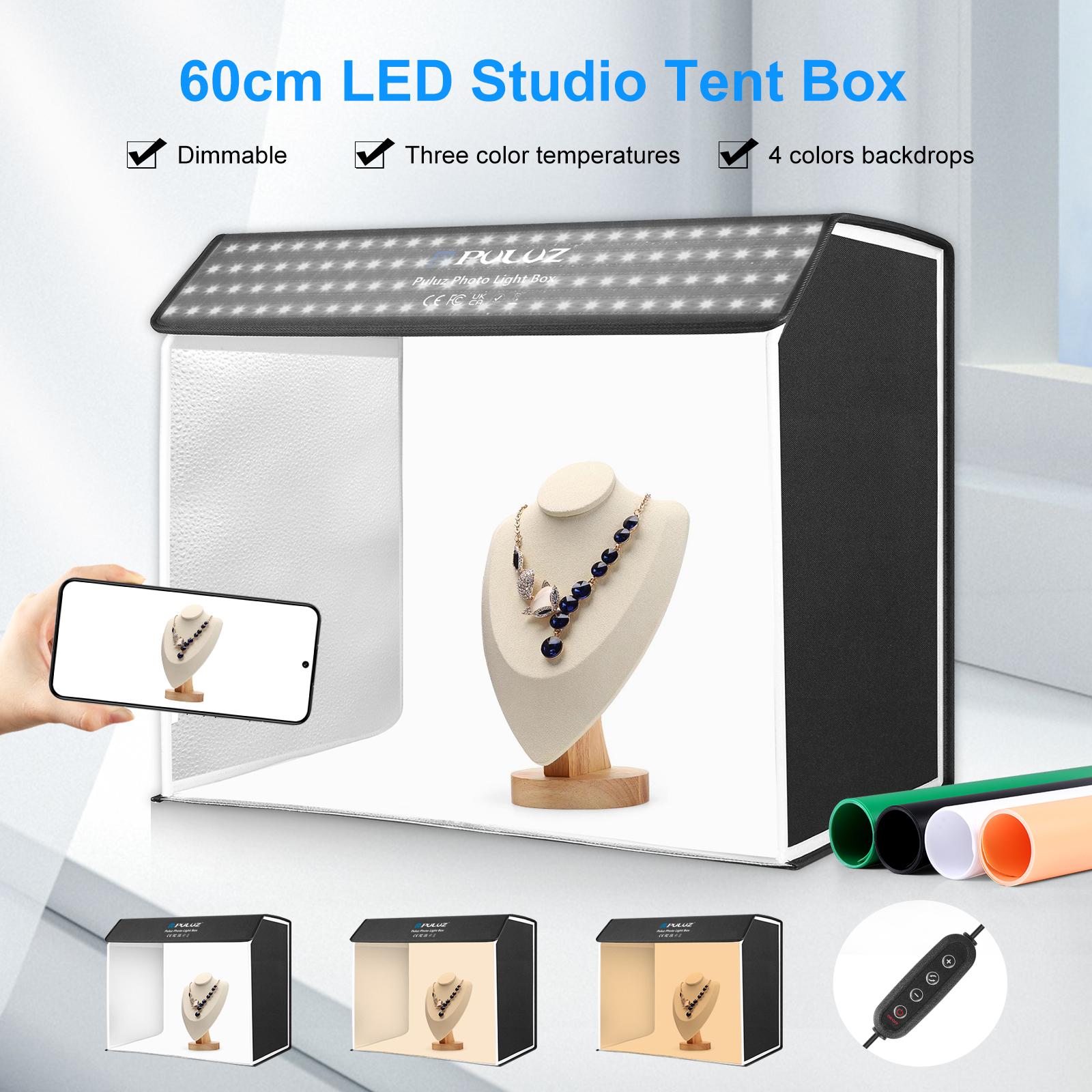 Photography Lighting And Backdrop Kits - PULUZ 60 x 40cm Photo Studio