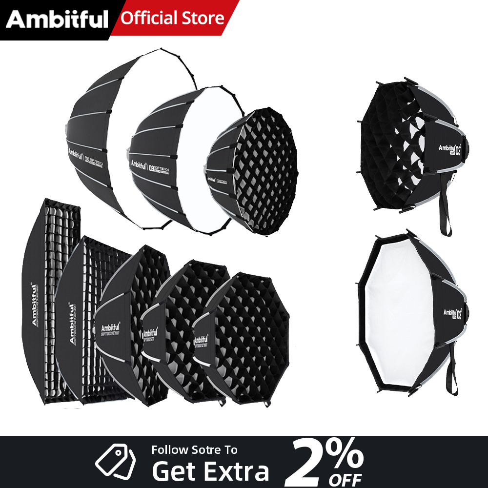 Photography Lighting Softbox - AMBITFUL Q3/Q7/Q9 Series Quick Release Softbox