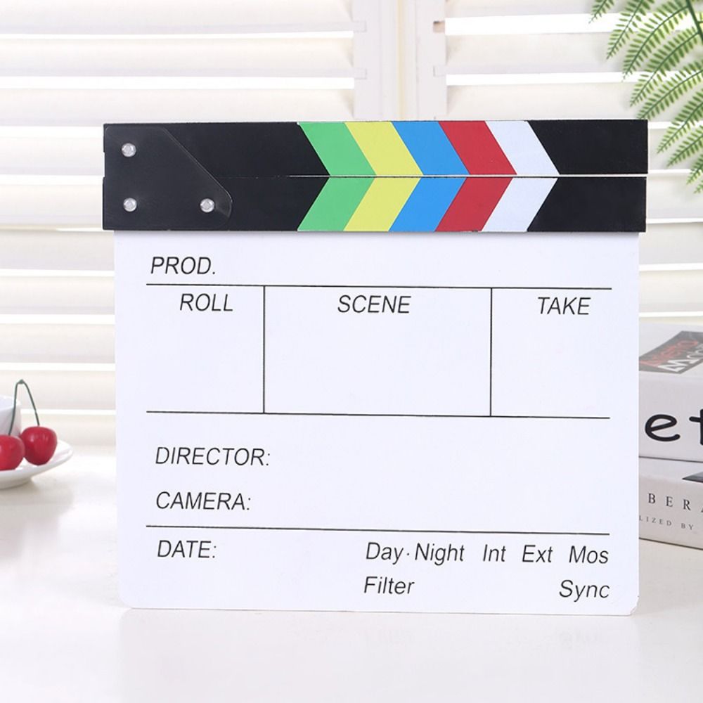 Photography Lighting Led - Acrylic Regisseur Scene Clapperboard Photography Ornaments