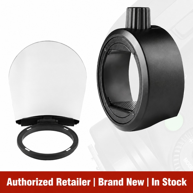 Half‑dome Flash‑diffuser & Bar - Barn Door Modifier recension och pris