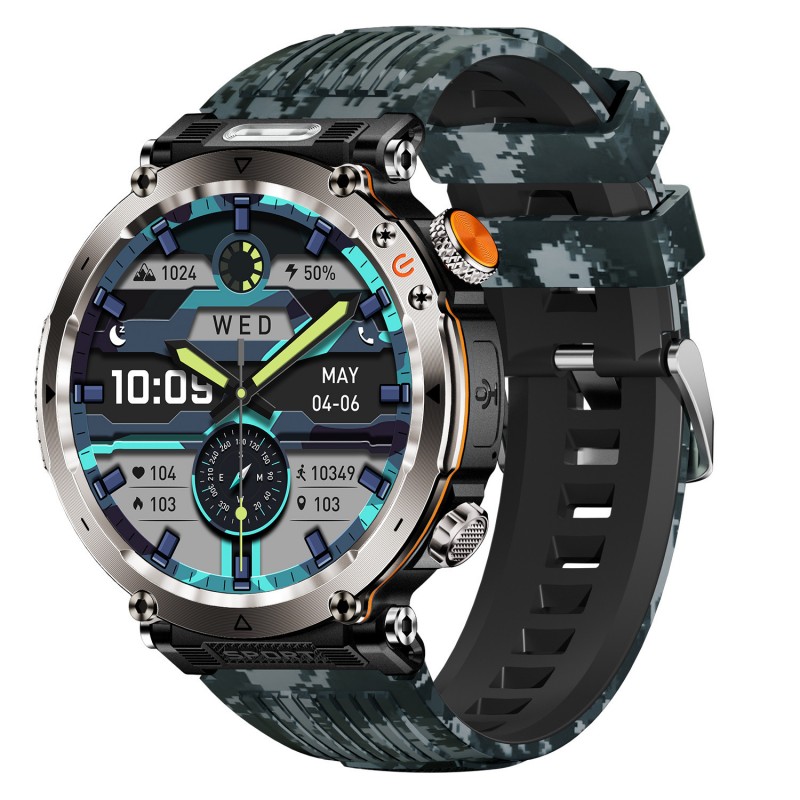 Flashlight Smart Watch Men BT  - Photography Lighting Assistant recension och pris