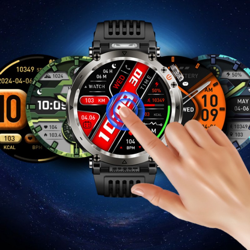 Flashlight Smart Watch Men BT  - Photography Lighting Assistant recension och pris