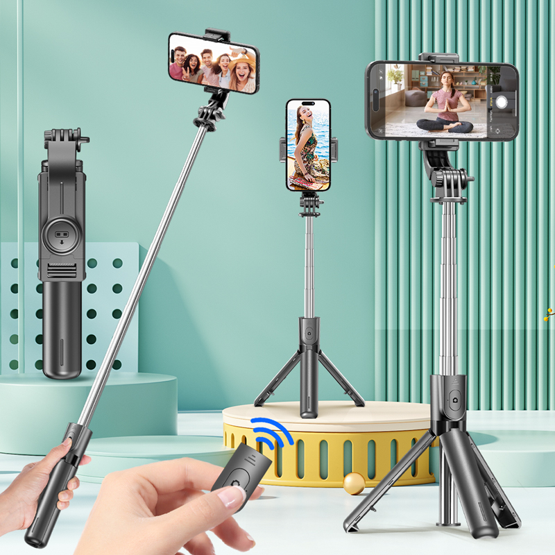 Selfie Stick Tripod with Detac - Photography Video Lighting Kit With Adjustable Tripod Stand recension och pris