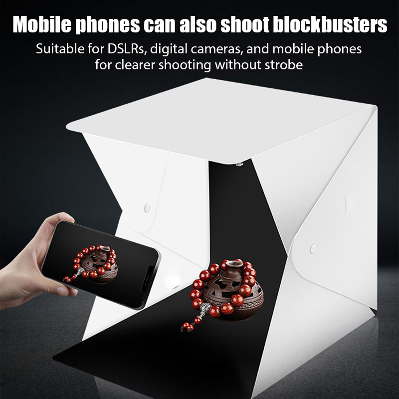 Portable Folding Photobox Phot - Photography Lighting And Backdrop Kits recension och pris