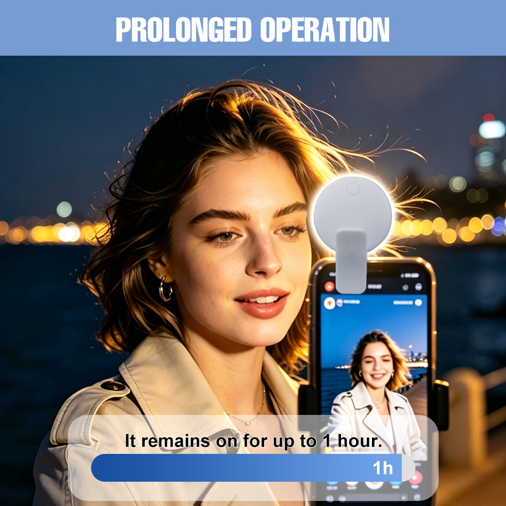 Portable Clip‑on Selfie Fill L - Makeup Photography Lighting recension och pris