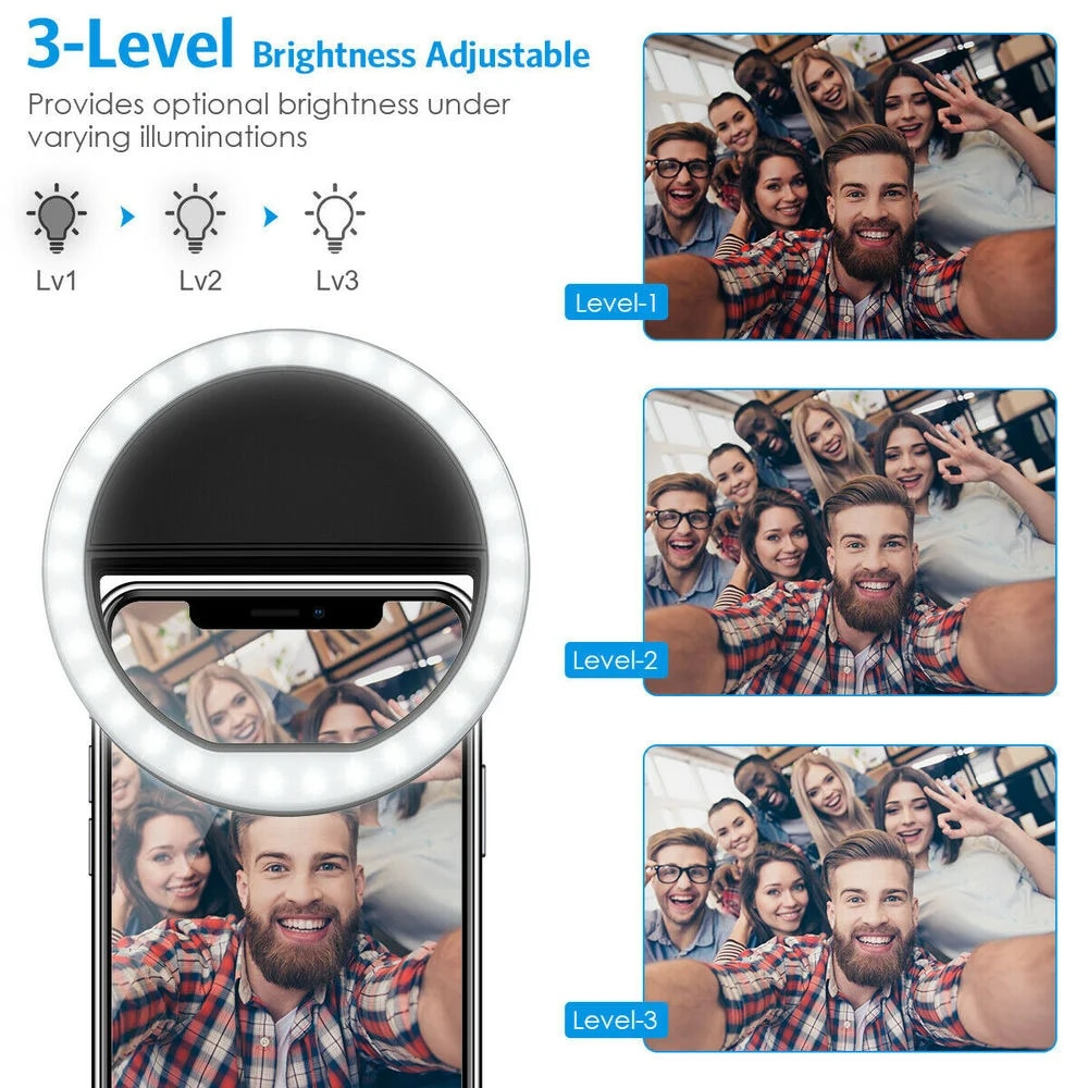 LED Selfie Fill Light USB Char - Photography Lighting Led recension och pris