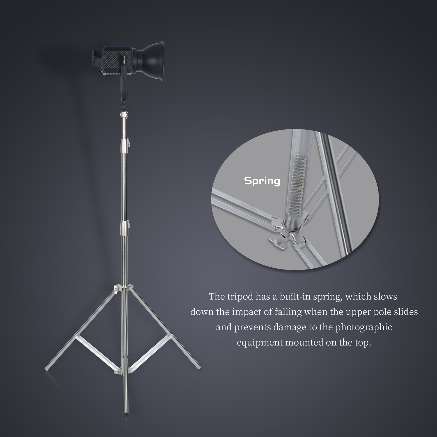 SH 2.8M Stainless Steel Light  - Photography Lighting Softbox recension och pris