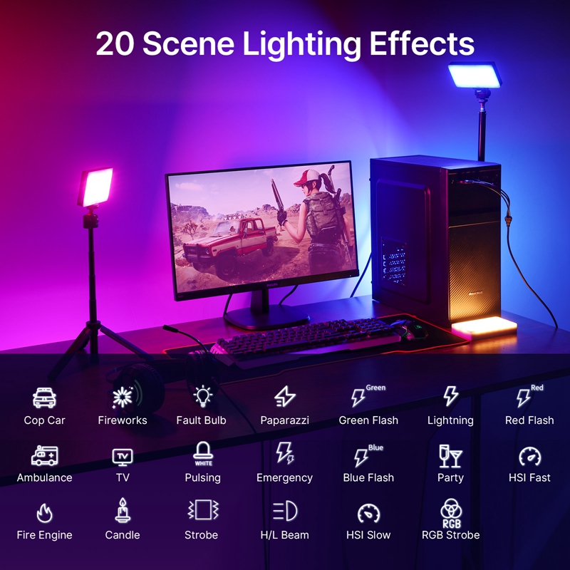 Ulanzi LT002 7 inch Pocket LED - Makeup Photography Lighting recension och pris
