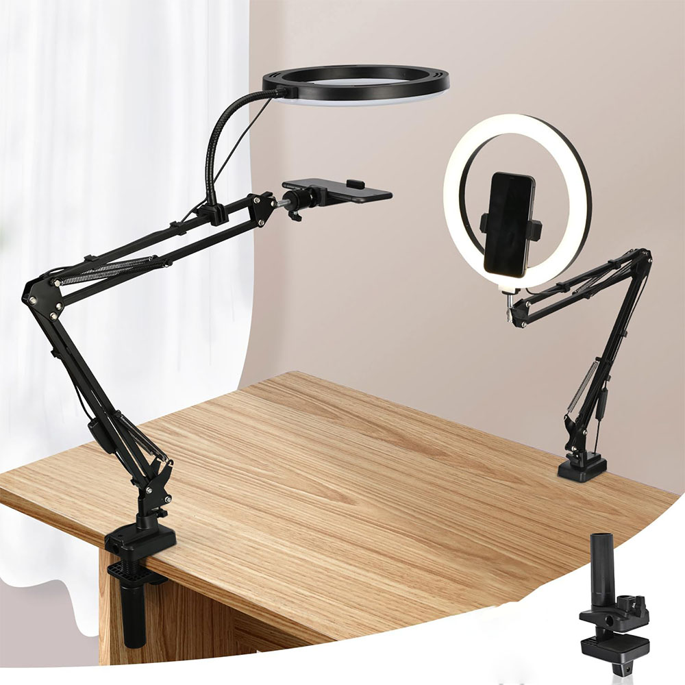 Ring Light with Stand and Phon - Photography Video Lighting Kit With Adjustable Tripod Stand recension och pris