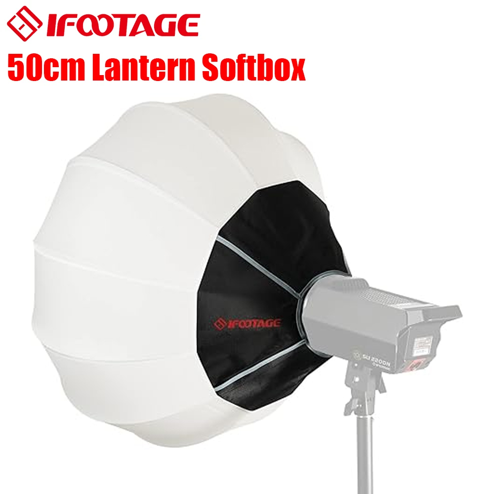 IFOOTAGE 65x65CM Lantern Softb - Barn Door Modifier recension och pris