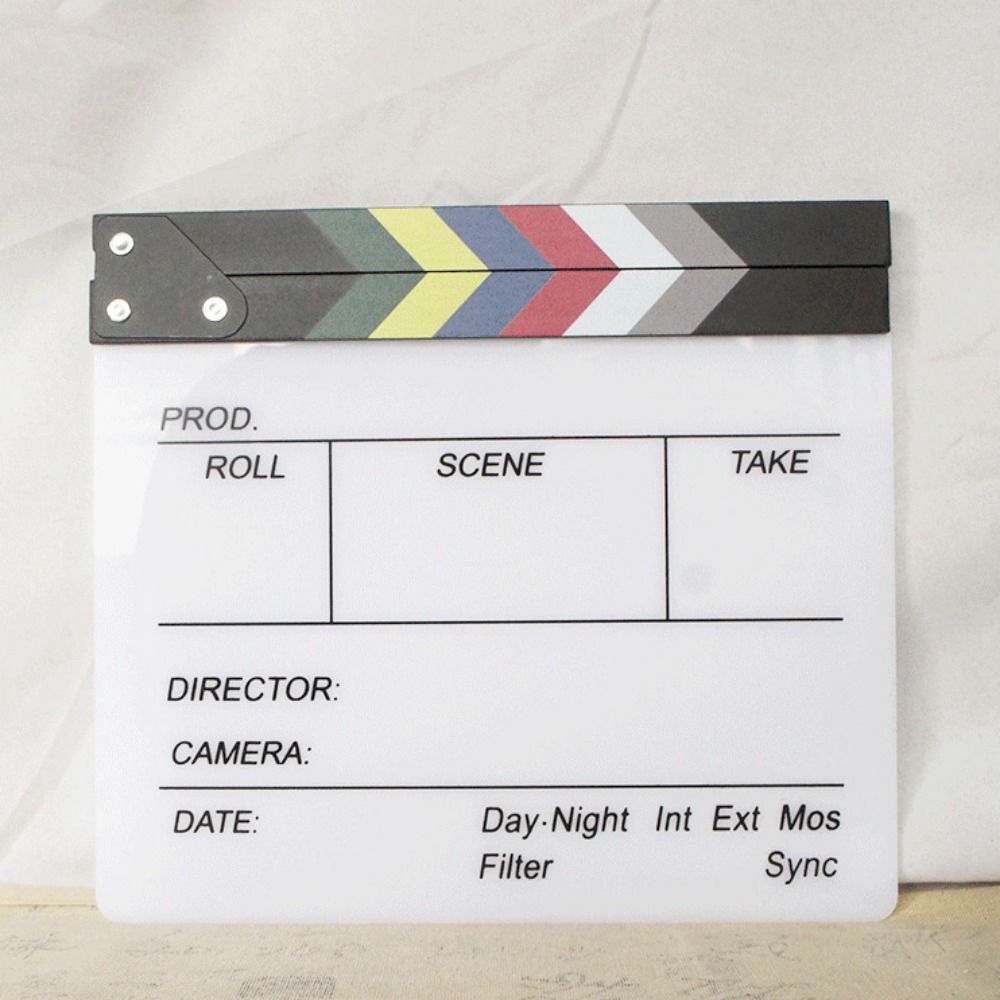 Acrylic Regisseur Scene Clappe - Photography Lighting Led recension och pris