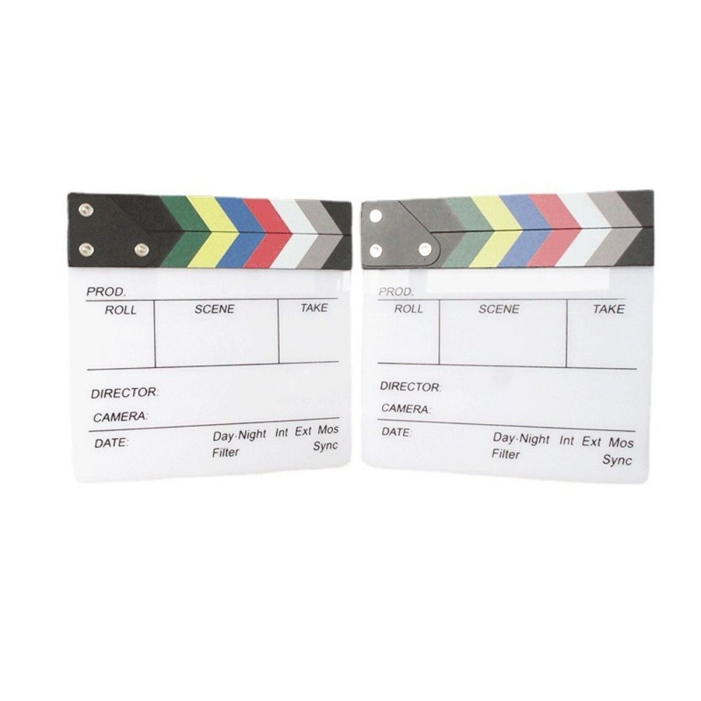 Acrylic Regisseur Scene Clappe - Photography Lighting Led recension och pris