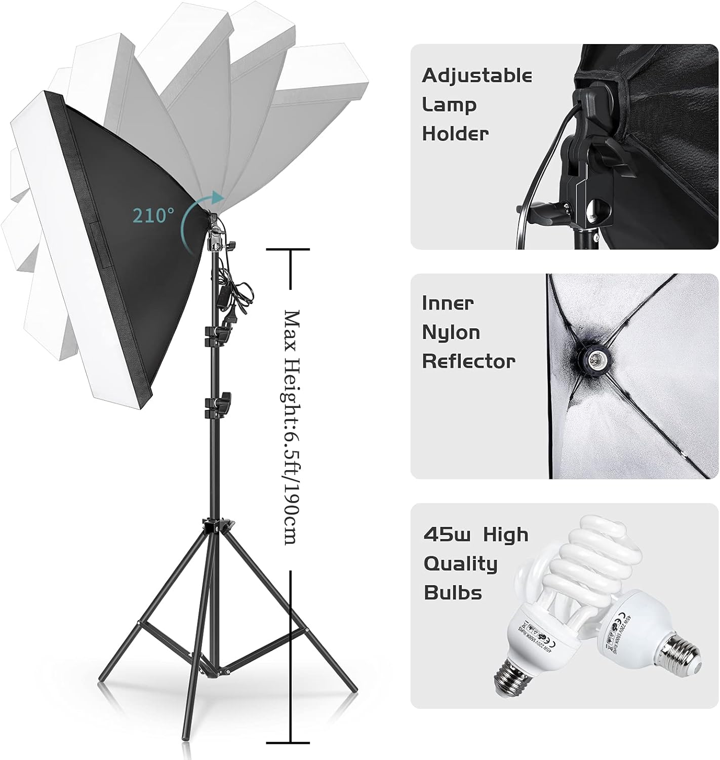 Photography Lighting Kit, Ligh - Photography Lighting And Backdrop Kits recension och pris