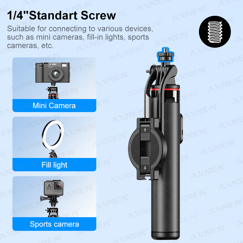 AXNEN C20 Magnetic Selfie Stic - Photography Video Lighting Kit With Adjustable Tripod Stand recension och pris