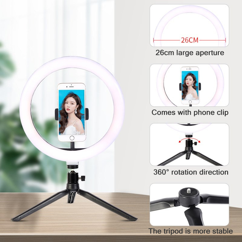 26cm 10 inch Led Ring Selfie L - Makeup Photography Lighting recension och pris