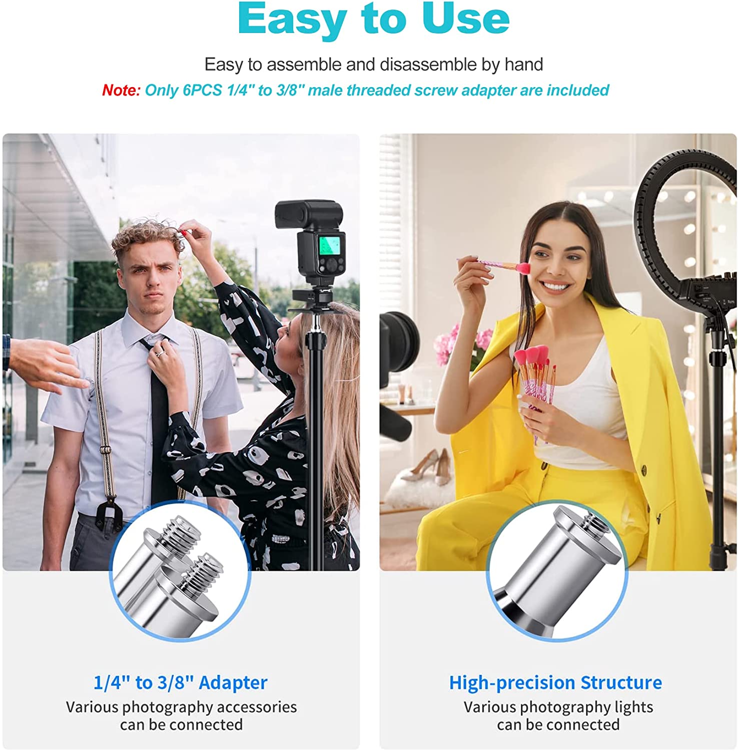 Selens Standard 3/8 to 1/4 Ada - Photography Lighting Tools recension och pris
