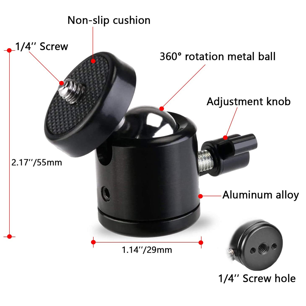 Terebento 1/4 Screw Hole Tripo - Photography Video Lighting Kit With Adjustable Tripod Stand recension och pris