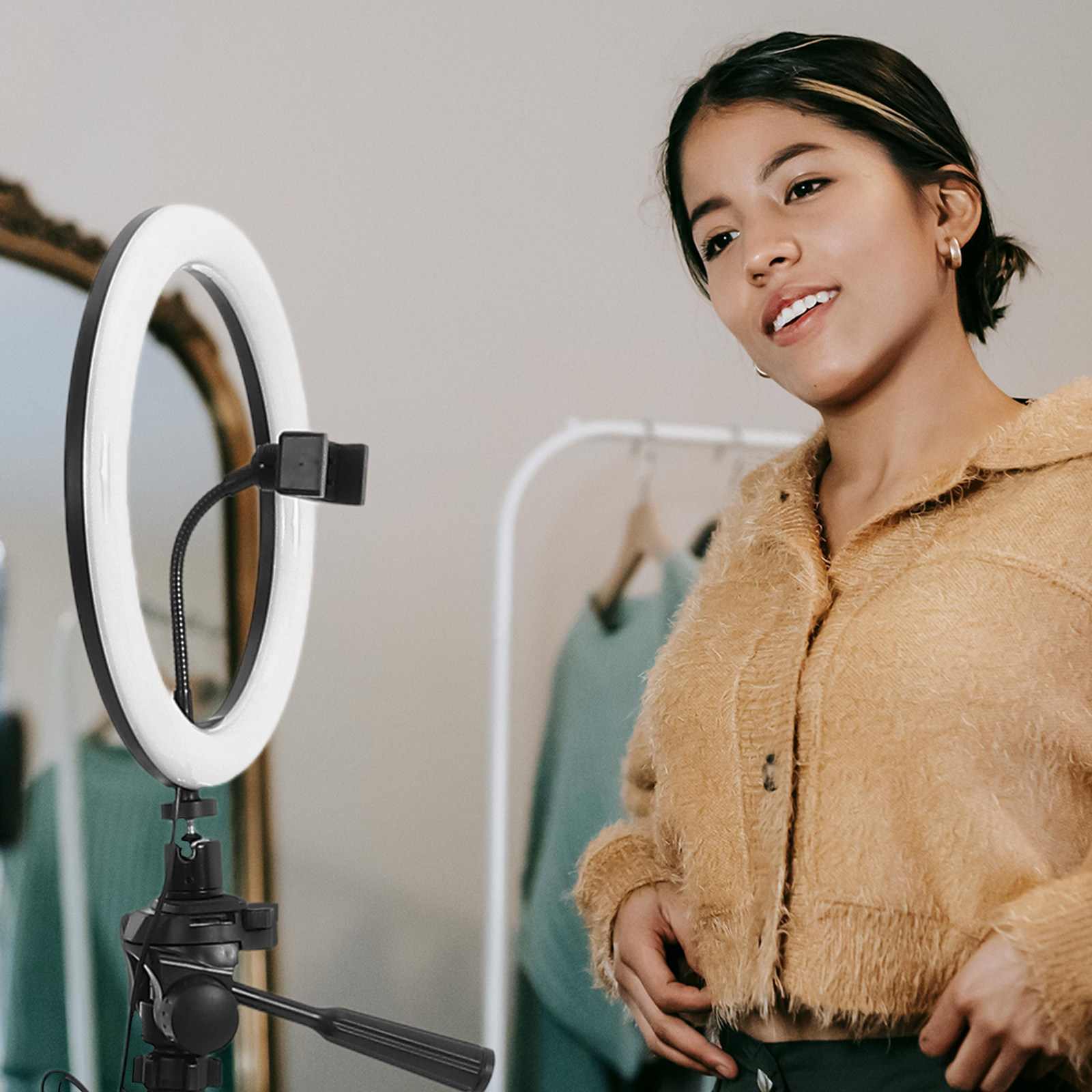 16Cm Dimmable Rotatable LED Ri - Makeup Photography Lighting recension och pris