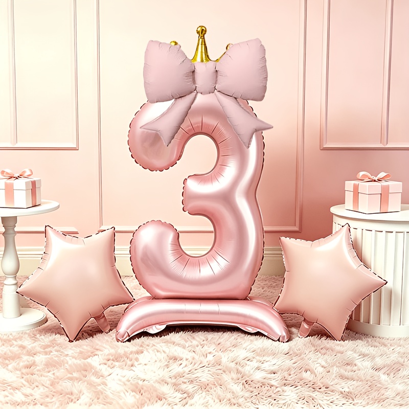Light Luxury Pink 3D Balloons  - Makeup Photography Lighting recension och pris