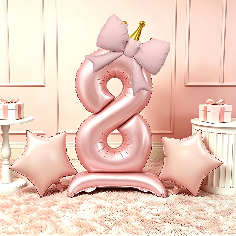 Light Luxury Pink 3D Balloons  - Makeup Photography Lighting recension och pris