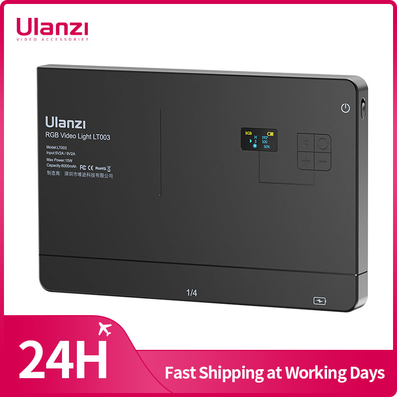 Ulanzi LT003 15W RGB Video Lig - Video Light Panel Led recension och pris