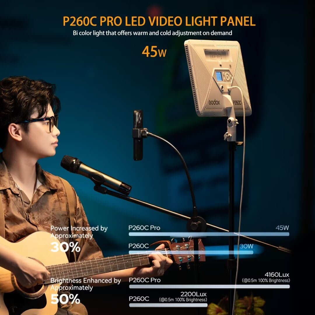 Godox P260C Pro LED Video Ligh - Video Light Panel Led recension och pris
