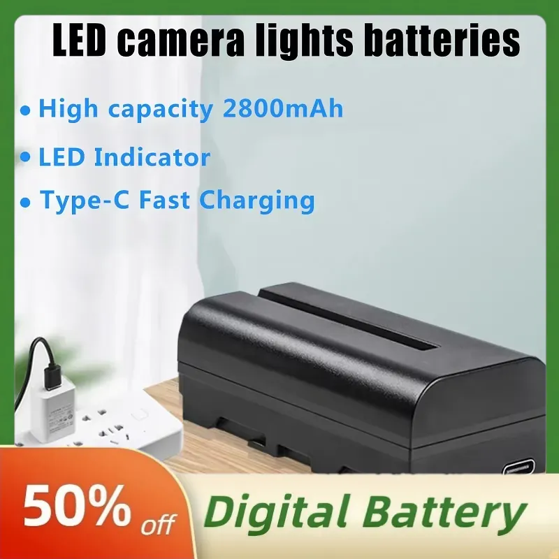 NP-F550C NP-F550 F570 Battery  - Video Light Panel Led recension och pris