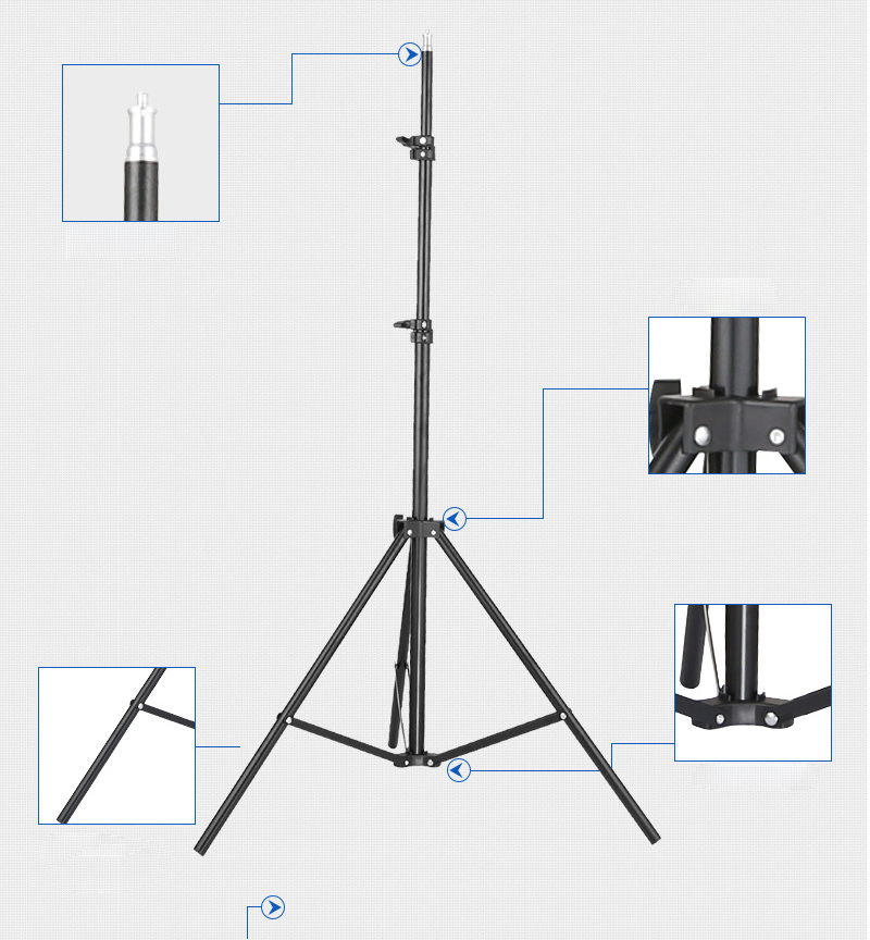 Projector Bracket Travel Tripo - Photography Video Lighting Kit With Adjustable Tripod Stand recension och pris
