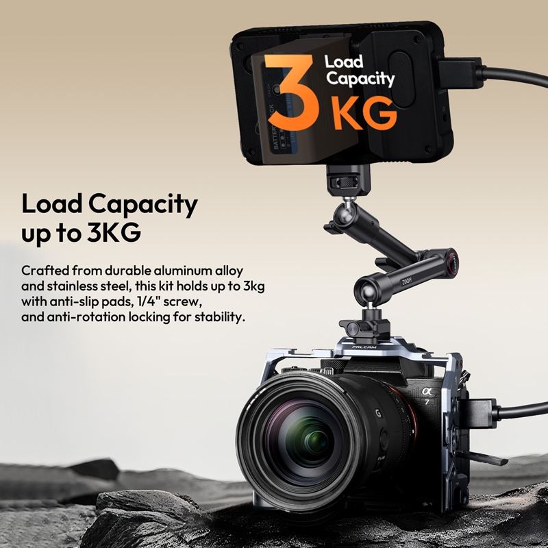 Ulanzi HD02 Magic Arm Kit 10-i - Photography Video Lighting Kit With Adjustable Tripod Stand recension och pris