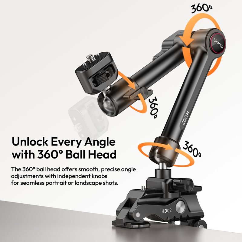 Ulanzi HD02 Magic Arm Kit 10-i - Photography Video Lighting Kit With Adjustable Tripod Stand recension och pris