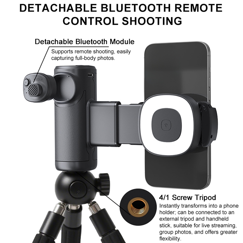 Bluetooth Selfie Handle with F - Photography Lighting Assistant recension och pris