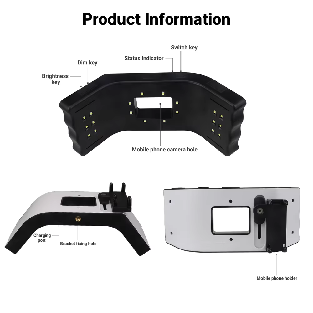 JUMTOP Dental Photography Ligh - Photography Lighting Led recension och pris