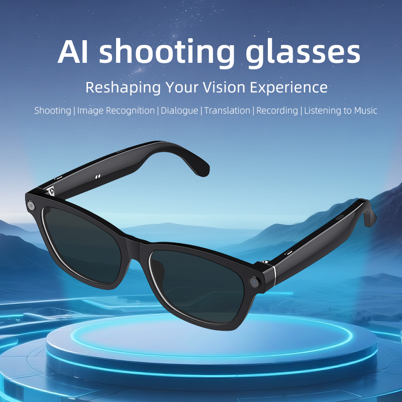 AI Bluetooth Smart Glasses,Blu - Photography Lighting Assistant recension och pris