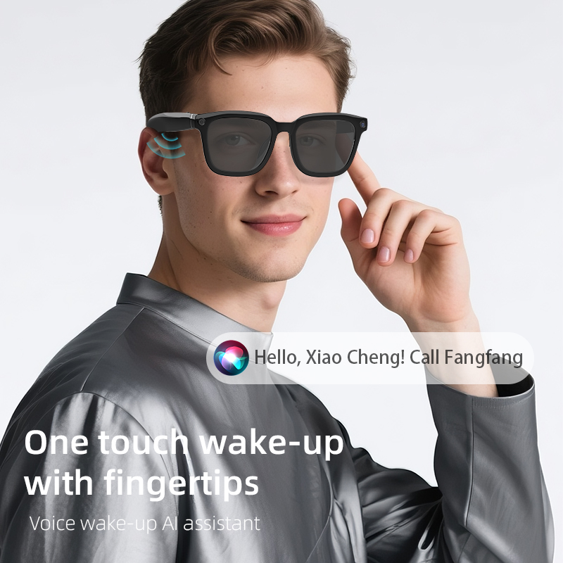 AI Bluetooth Smart Glasses,Blu - Photography Lighting Assistant recension och pris