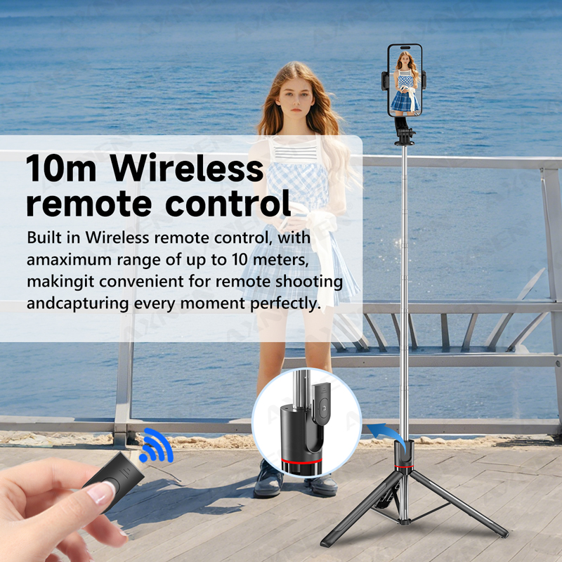 AXNEN F15 Extendable Selfie St - Photography Video Lighting Kit With Adjustable Tripod Stand recension och pris